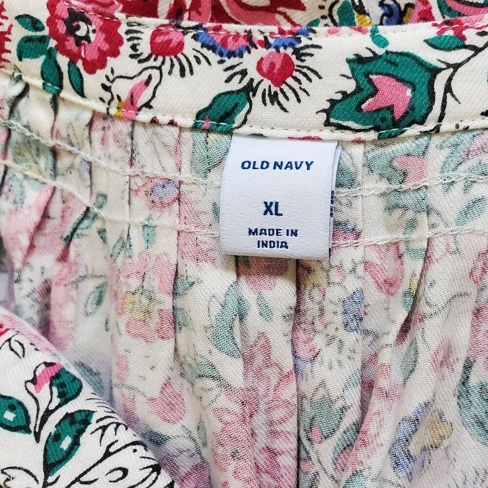 Old Navy Floral Peasant Dress Size XL - Picture 2 of 6